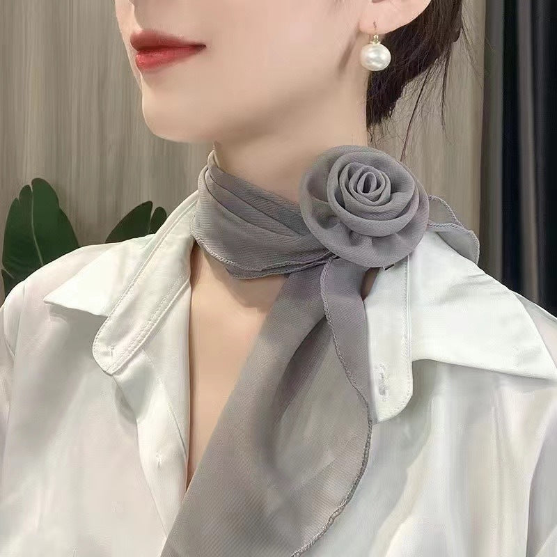 Elegant Ensfarvet Tørklæde