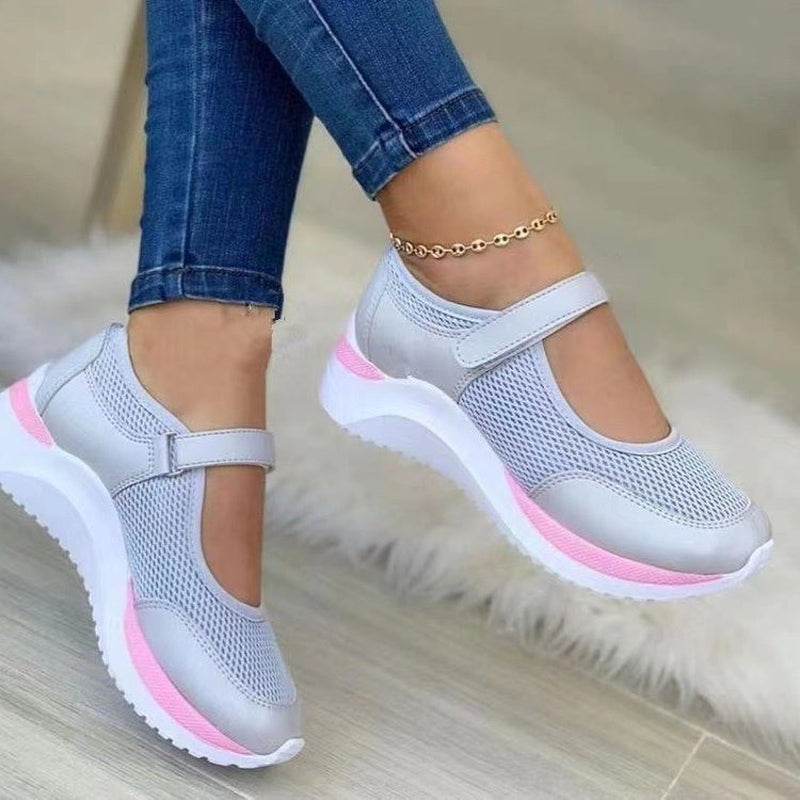 Afslappede Mesh Platform Sneakers