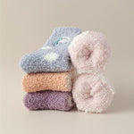 Warm plush socks
