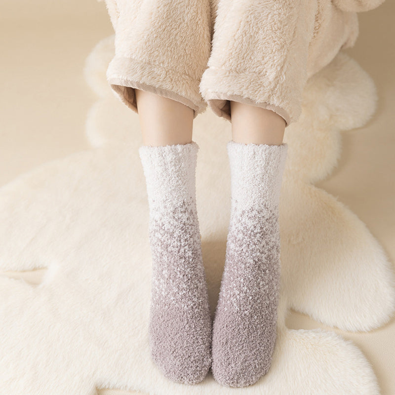 Warm plush socks