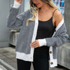 Casual Stribet Cardigan