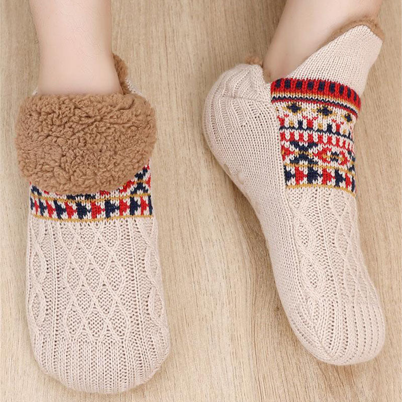 Warm non-slip socks