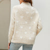 Afslappet Hjertestrikket Sweater