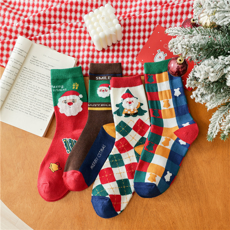 Relaxed Christmas socks