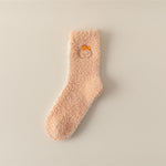 Warm plush socks