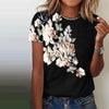 Vintage T-Shirt Med Blomsterprint