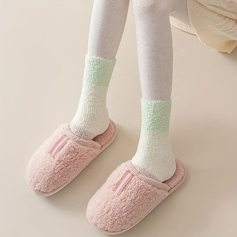 Warm plush socks