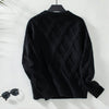 Ensfarvet Casual Sweater