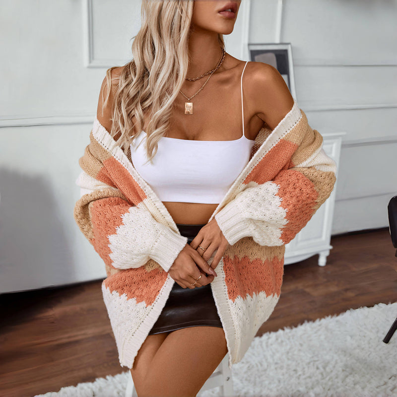 Afslappet Strik Cardigan