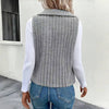 Ensfarvet Casual Cardigan