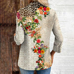Vintage Blouse With Floral Print