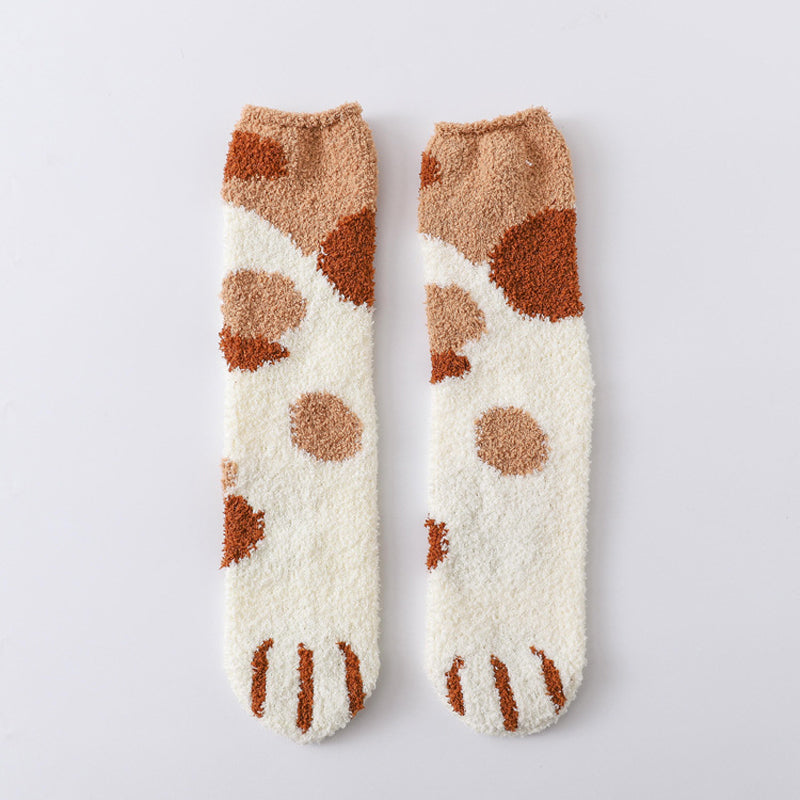 Cartoon Plush Socks