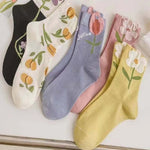 Relaxed Floral Socks