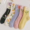 Relaxed Floral Socks