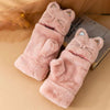 Cartoon Cat Plush Gloves