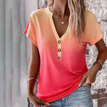 Casual Bluse Med Gradient