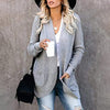 Casual Strikket Cardigan