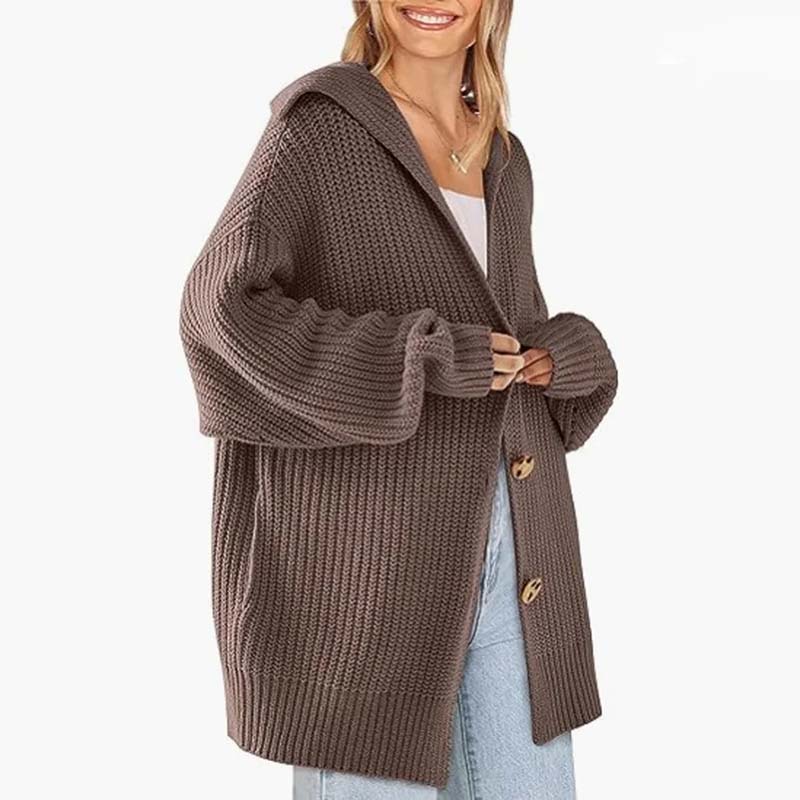 Afslappet Strik Cardigan