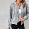 Casual Strikket Cardigan