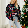 Afslappet Julestrikket Sweater