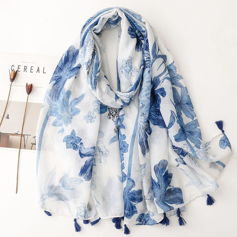 Fresh Floral Scarf