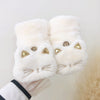 Cartoon Cat Plush Gloves