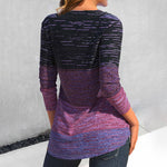 Vintage Colorful Striped Blouse