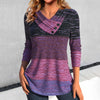 Vintage Colorful Striped Blouse