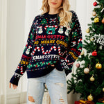 Afslappet Julestrikket Sweater