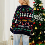 Afslappet Julestrikket Sweater