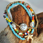 Bohemian Pearl Bracelet Set