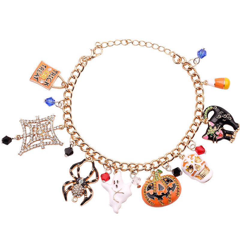 Halloween Pendant Bracelet