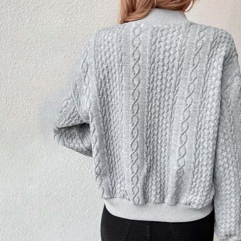 Casual Strikket Cardigan