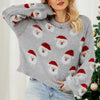 Afslappet Julestrikket Sweater