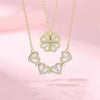 Creative Clover Pendant Necklace