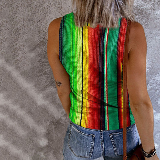 Farverig Gradient Tanktop