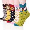 Creative Socks With Owl Print