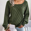 Afslappet Kabelstrikket Sweater