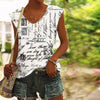 Relaxed Tank Top With Creative Print