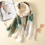 Casual Printed Silk Scarf