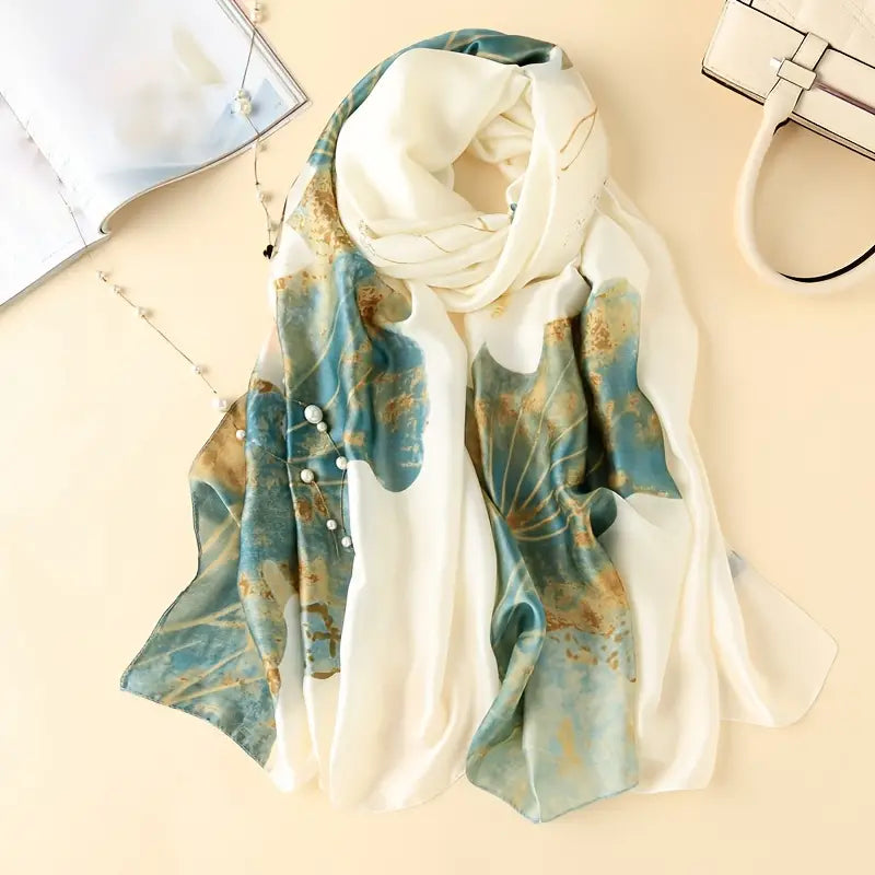 Casual Printed Silk Scarf