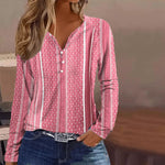 Afslappet Bluse Med Polka Dot