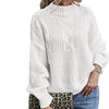 Afslappet Kabelstrikket Sweater