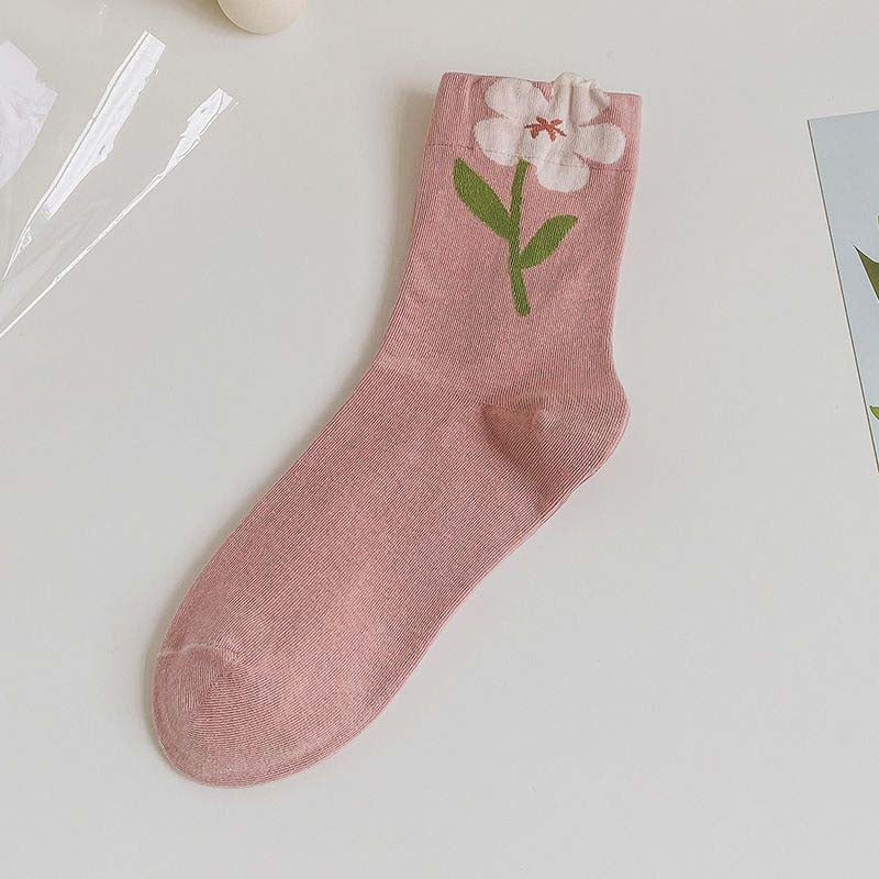 Relaxed Floral Socks