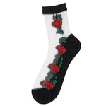 Pack of 5 pairs of flowered socks