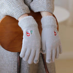 Cartoon Plush Warm Gloves