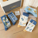 Relaxed Floral Socks