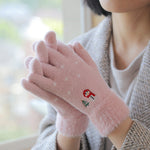 Cartoon Plush Warm Gloves