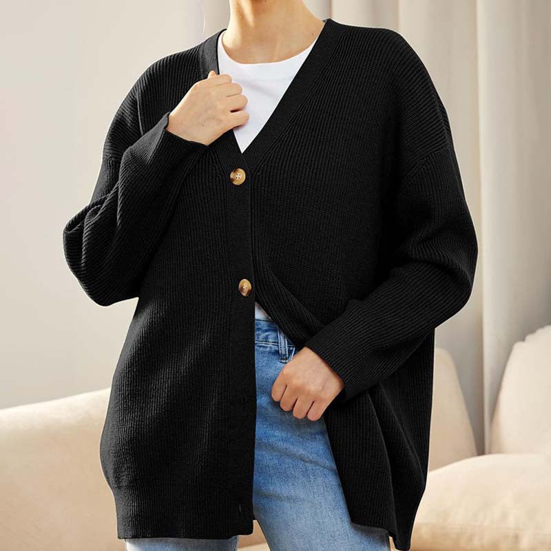 Afslappet Strik Cardigan