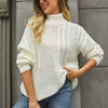 Afslappet Kabelstrikket Sweater